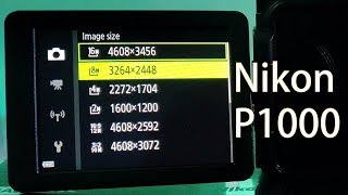 Nikon P1000 Zoom Camera Menu Overview [upl. by Thisbe]