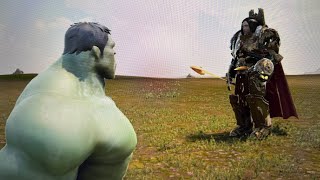 God Emperor of Mankind vs Hulk  Ultimate Epic Battle Simulator 2  UEBS2 [upl. by Vaish]