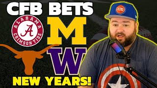 College Football Bets Monday January 1st Bowl Predictions  The Sauce Network  Kyle Kirms Picks [upl. by Giustino]