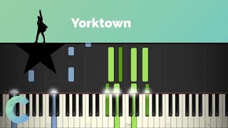 Hamilton  Yorktown Piano Tutorial [upl. by Ogdon]