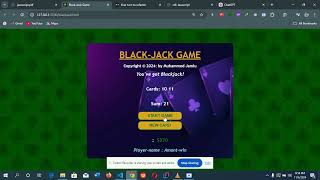 blackjack game [upl. by Inek]