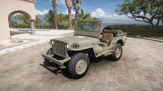 Forza Horizon 5  Willys MB Jeep 1945 Legendary cars are present in war battles [upl. by Gnilrets]