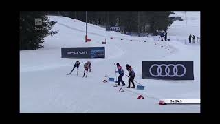 Yhdistetyn Maailmancup Ilkka Herola voittaa hopeaa Seefeld 3112021 [upl. by Rebak]