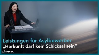 Debatte zu den Leistungen für Asylbewerber im Bundestag am 19012024 [upl. by Ecineg932]