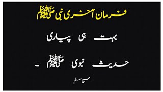 Bhut Hy Piyari Hades E Nabviﷺ  Hades E Nabvi Saw  Hadees Sharif [upl. by Myrtle]