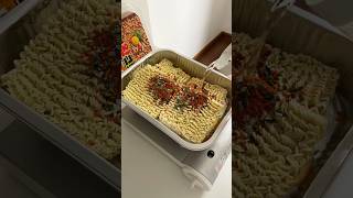 Make giant noodles with me asmr food cooking asmrfood noodles lunch koreanfood [upl. by Calisa273]