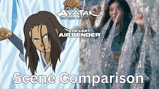 Avatar The Last Airbender 2005 and 2024 Katara vs Master Pakku  Scene Comparisons [upl. by Efram]