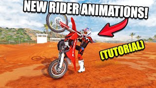 How to INSTALL NEW RIDER ANIMATIONS in MX Bikes 🏆 [upl. by Annoerb]