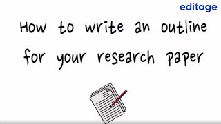 How to write an outline for your research paper [upl. by Zusman]