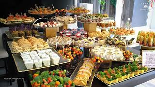 wedding food buffet table decorating ideas 80  catering food ideas  finger food ideas for party [upl. by Lindberg]