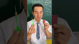 Ice cream and fake tongue  Fun video by Su Hao shorts [upl. by Yedoc]