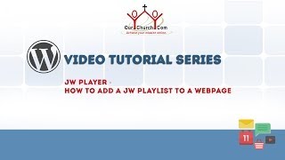 JW Player  How to add a JW playlist to a webpage [upl. by Alveta]