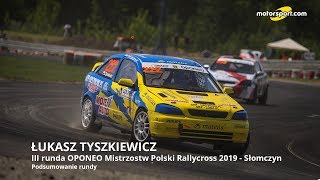 Łukasz Tyszkiewicz po 3 rundzie Oponeo MPRC 2019 [upl. by Aizirtap]