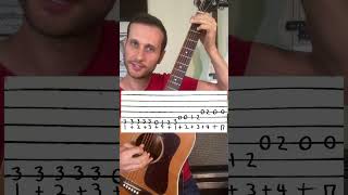 Bluegrass Guitar G Run guitartutorial bluegrass flatpicking [upl. by Netta418]