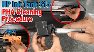 PHA Checking and Printout Cleaning Procedure  HP Ink Tank 315 Printer [upl. by Reinaldos332]