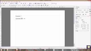 How to strikethrough text in Openoffice [upl. by Neelram25]