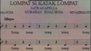 Lompat Si Katak Lompat SATB Acapella Choir Malaysian Folk Song [upl. by Hertz]