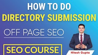 How to Do Directory Submission in SEO Tutorial  What is Directory Submission in SEO  Off Page SEO [upl. by Worrell]