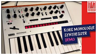 Korg Monologue Monophonic Analogue Synthesizer korg synthesizer analogue [upl. by Lladnyk405]