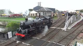 Boness Steam Gala in the rain 2024 [upl. by Pryor]