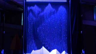 Water Printer  intricate waterfalls that look like images from a dot matrix printer [upl. by Ramonda242]