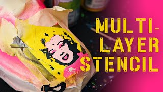 How to Make a MultiLayer Stencil INDEPTH TUTORIAL [upl. by Hadik20]