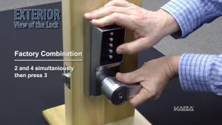 Simplex 1000  L1000 Lock  How to Change the Combination [upl. by Poree893]