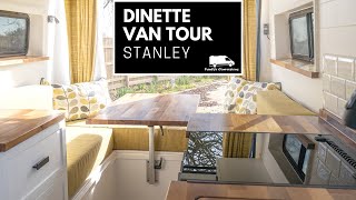 Dinette Offgrid Citroen Relay Promaster van tour with shower  Milo model  Vanlife Conversions [upl. by Treve368]