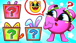 What’s In The Box Song 🎁  Funny Kids Songs 😻🐨🐰🦁 And Nursery Rhymes by Baby Zoo [upl. by Asirak]