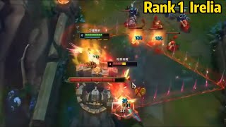 Rank 1 Irelia This Irelia PENTAKILL is Absolutely INSANE [upl. by Laina]