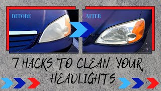 How to Restore Headlights with Household Products Easy Affordable amp Fast [upl. by Wampler]