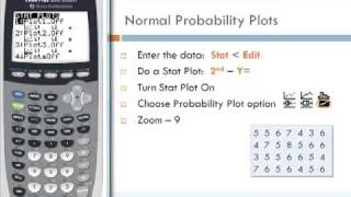 Normal Probability Plots on the TI84 [upl. by Hungarian888]