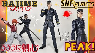 SH Figuarts Hajime Saito Unboxing And Review Rurouni Kenshin ABSOLUTELY PHENOMENAL [upl. by Publea]