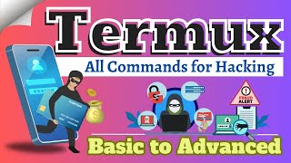 TERMUX Important Commands for hacking in termux  Hacking Tutorial in Hindi  How to Hack anything [upl. by Aimerej]