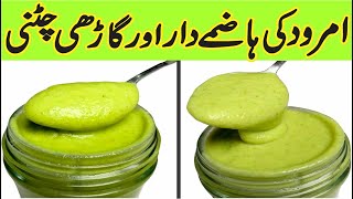 Amrood Ki Chatni  Guava Chutney Recipe  Chutney Recipe  Green Chatni  Amrud Ki Hari Chatni [upl. by Skilken]