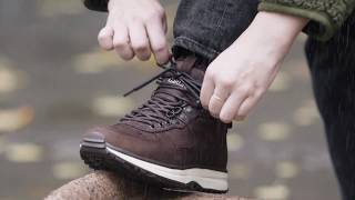 GaitLine Silver Mid Trek Wr  Dakar Brown [upl. by Kacy]