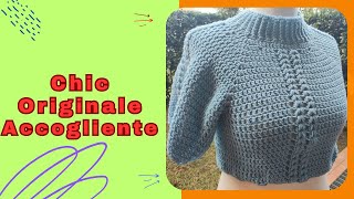 Maglione TopDown con Scollo Quadrato – Parte 2 Rifiniture e Progetto Completo [upl. by Alodi86]