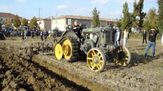 Aratura con trattori testacalda Landini Orsi alla Fiera di San Simone 2011 a Mirabello FE [upl. by Annice]