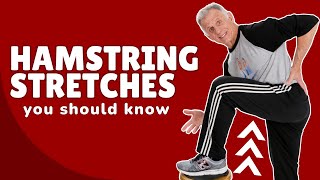 Correct Way to Stretch Hamstrings Two Ways in One Minute Video [upl. by Alfons]