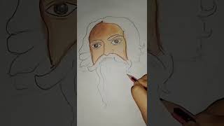 Rabindranath Tagore drawing art ❤❤❤❤ [upl. by Anitap]