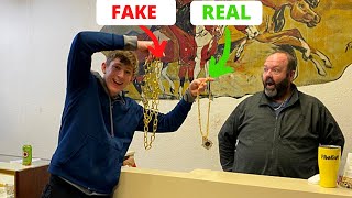 Can A Pawn Shop Tell The Difference Between A Real And Fake Gold Chain [upl. by White]