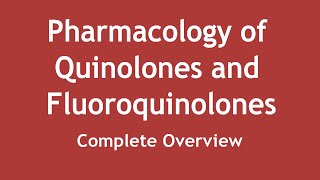 Pharmacology of Quinolones and Fluoroquinolones Complete Overview ENGLISH  Dr Shikha Parmar [upl. by Aneres]