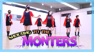 Shouting to the Monsters  Line DanceIntermediate  샤우팅투더몬스터즈 라인댄스  퀸즈라인댄스𝐐𝐮𝐞𝐞𝐧𝐬 𝐋𝐢𝐧𝐞𝐃𝐚𝐧𝐜𝐞 [upl. by Ecneitap]