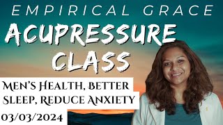 Empirical Grace is live Acupressure Class and QampA [upl. by Epillihp]