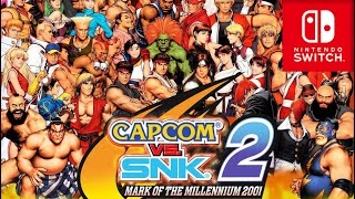 Capcom vs SNK 2 Nintendo Switch Gameplay [upl. by Berni]