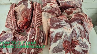 how to cut lamb arabic commercially [upl. by Giesser]