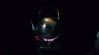 Teapot on Multi Fuel Kerosene Stove White Noise  Full HD 10 Hours [upl. by Sarazen]