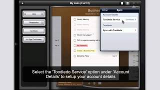 Syncing with Toodledo [upl. by Liartnod]