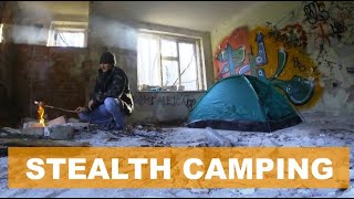 Urban Stealth Camping in Abandoned Psychiatric Hospital [upl. by Adnowal159]