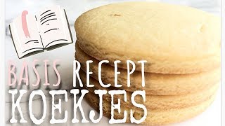 PERFECT RECEPT VOOR KOEKJES OM TE DECOREREN  Vorm behoudend in oven [upl. by Elinnet]